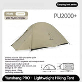 Cloud up Pro 2 Persons - Naturexplore - Naturehike - CNK2350WS021 - Moon Rock Sand 20D nylon